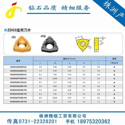 批發(fā)供應(yīng)鉆石牌淺孔鉆刀片ZTD03/04 株洲精細(xì)工貿(mào)的專(zhuān)業(yè)之選